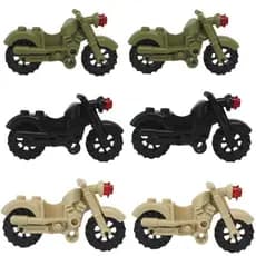 Montagem De Motocicleta Com Blocos De Construção De Figuras De Podem Montar , Acrescenta À Diversão