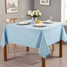 Kit 2 Toalha De Mesa Quadrada 1,50m x 1,50m Oxford Com Acabamento Em Bainha
