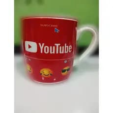 Caneca Porcelana Youtube Redes Sociais Estampa Exclusiva