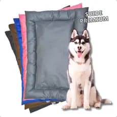Colchonete Cama Caminha Luxo Almofada de Suede Pet Lavável Premium para Cachorro e Gato - Petliz