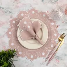"Kit Americano 12 Peças: Sousplats e Guardanapos - Eleve a Elegância da Sua Mesa de 6 Lugares!