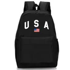 Mochila Escolar Unissex Reforçada Impermeável Com Alça 2 Bolso Lateral