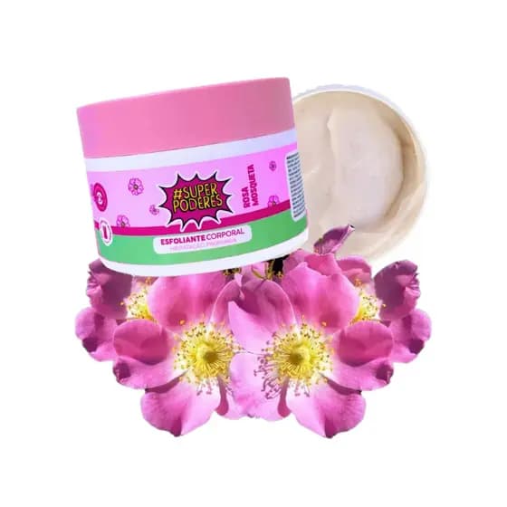 ESFOLIANTE CORPORAL ROSA MOSQUETA SUPER PODERES UNI CÓD.359