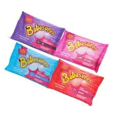 LENÇO DEMAQUILANTE BABASUPER SUPER PODERES KIT C/12 CÓD. 787