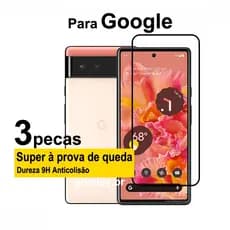 3Pcs Vidro Temperado Google Pixel 6 Protetor De Tela Para 7 Pro 7a 6a 5 5a 4a 4 3a 3 XL 5G Filme De Completo