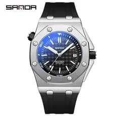 SANDA 7032 Relógios Masculinos Relógio De Pulso De Quartzo De Luxo Para Masculino-11
