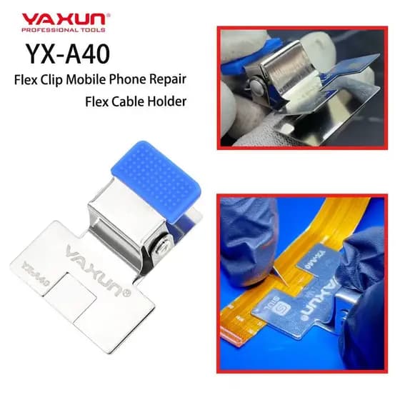 YAXUN YX-A40 Flex Clip Manual Ferramenta Combinação Telefones Celulares Reparação Cabo Flexível Titular Para PCB Kit De