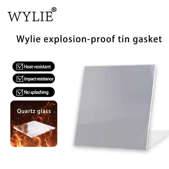WYLIE Junta De Estanho À Prova De Explosão , 20x20mm , Vidro Ultra Transparente , Evita Respingos De Solda , Para Telefo