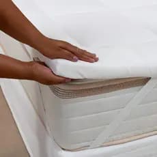 Protetor de Colchão King Size Box Pillow Top Capa Acolchoada Colchonete Micropercal 400 Fios