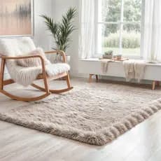 Tapete Sala Quarto Peludo Felpudo Antiderrapante Macio Pêlo Alto 2,00 x 1,40m