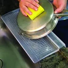 Tapete Tapetinho Protetor Com Aba Para Pia Da Cozinha Louças