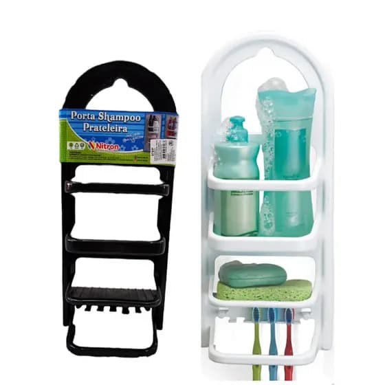 Suporte Porta Shampoo Sabonete Prateleira - NITRON