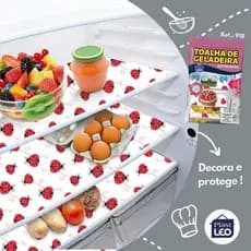 Kit 3 Unid. Toalha de Geladeira 36cmx53cm plast leo