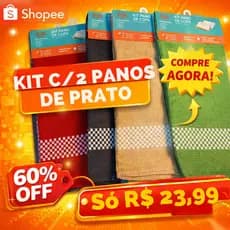 ✨ Kit 2 Panos de Copa Waffle Premium 70x45cm 🏡 Super Absorvente | Cozinha Prática