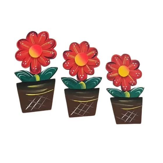 Trio de Flor de Vaso M