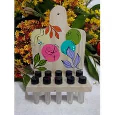 Porta Tempero com Pintura Rústica