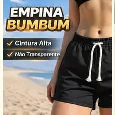 Shorts Feminino Empina Bumbum Confortável de Moletom