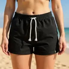 Short Feminino Básico de Moletom Shortinho Curto Confortável