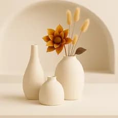 Conjunto de Vasos Decorativos Enfeite Decorativo Decoração de Sala
