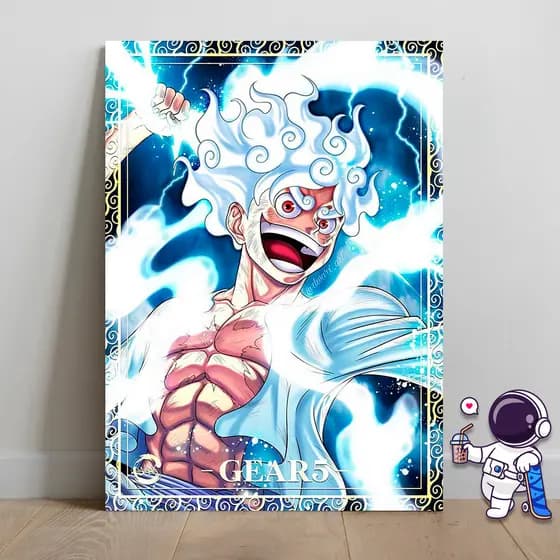 Luffy ONE PIECE Quadro Placa de Decoração MDF 20x28CM