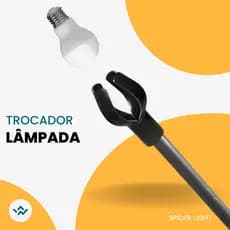 Trocador de Lampada Bulbo Adaptador de Lampada Led Luz