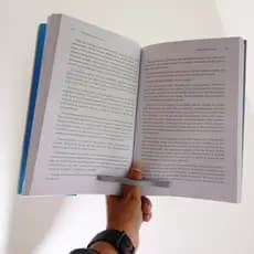 Apoio Suporte Segurar Livro Leitura Separador Páginas Suporte de dedo para livro
