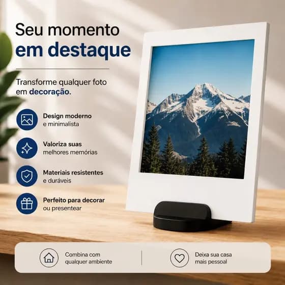 Porta Retrato Base Suporte Apoio Para Foto Polaroide Coração Decoração Festa Cartão Menu Casamento Decoração Festa