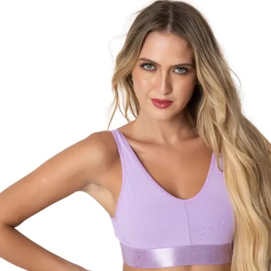 Top Sem Bojo Fitness Celilia Top Reforçado Academia Topper Confortável Poliamida Para Malha Feminino