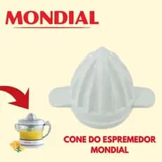 Cone Para Espremedor de laranja Mondial Turbo Maior Branco
