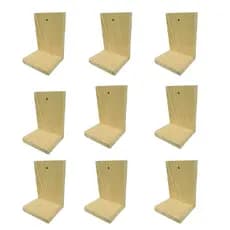 kit com 9 Suportes para plantas Suporte plantas Suporte parede Estante suspensa decorativa Decoração jardim para Suculentas Cactos
