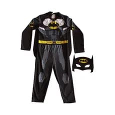 Fantasia Infantil Manga Longa Macacão Batman Infantil
