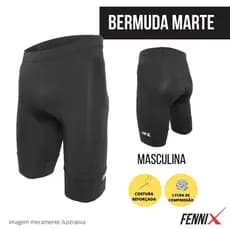 BERMUDA CICLISMO LYCRA DE COMPRESSÃO MASCULINA / FORRO DE ESPUMA