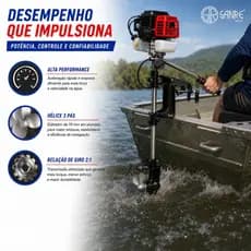 Rabeta Vertical Para Motor De Barco 2 Tempos - Sanre Brasil