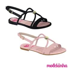 Sandália Infantil Casual Menina  Molekinha