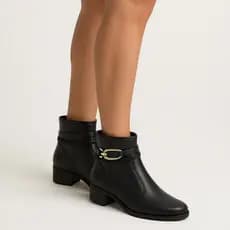 Botas Femininas Montaria Cano Curto Salto Grosso Moleca Moda