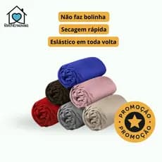 Lençol Solteiro Avulso com Elástico 0,88m x 1,88m x 0,20m de Altura