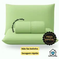 Jogo de Lençol Cama Box 3 Peças com Elástico Liso - Promo de Lançamento