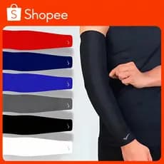 Kit 1 ou 2 Pares Manguito Proteção Solar UV Fina Braço Seda Masculina Feminina Respirável 40cm