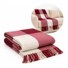 Manta Para Sofá Cama  210 x 120 Capa Protetora  Algodão Várias Cores Decoração