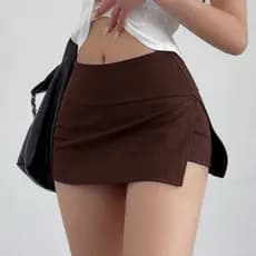 Short Saia Mini com Fenda Lateral Tee Look