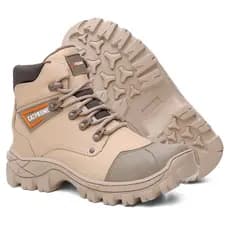 Bota Segurança Coturno Profissional C.a Trabalho Seguro Bico Pvc
