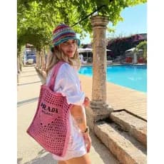 BOLSA PRAIA TRICÔT LUXO ❤️‍🩹