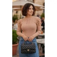 BLUSA  TRICOT MANGA LONGA RENDADO CASUAL SEGUNDA PELE INVERNO CACHARREL  FRIO LUXO❤️‍🩹