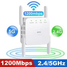 Repetidor Extensor Wifi 5g 2.4ghz 5ghz De Internet Wi fi 4 Antenas