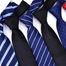 Gravata Dos Homens Desgaste Formal Do Negócio 8 Cm Casamento Vermelho Grupo Profissional Listrada Preta Trabalho Empate
