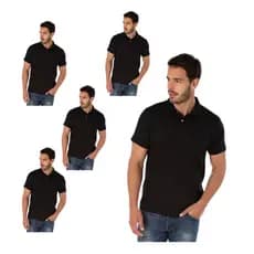 Kit 5 Camisas Gola Polo Masculina De Alta Qualidade Linha Premium Envio Imediato