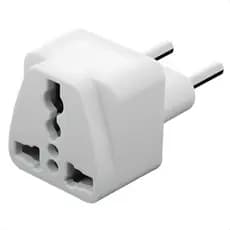 Adaptador Tomada Universal 250V Padrão Europa Uk Para Brasil 10A tipo F, tipo C