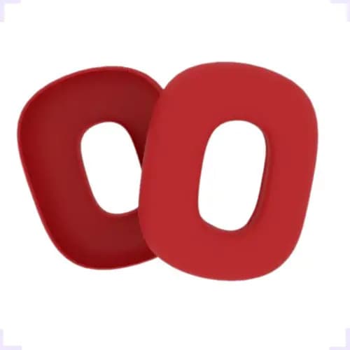 1 Par Protetores Orelha Almofada Fone Ouvido Silicone Para Substituição EARPADS