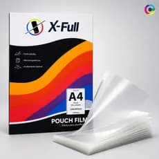 Plástico Polaseal para Plastificação A4 100 Folhas Duplas 175 Micras Transparente Documentos Fotos
