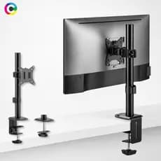 Suporte Monitor 17 a 32 Polegadas VESA 75x75 100x100 Ajustável  Mesa Escritório Ergonômico Reforçado